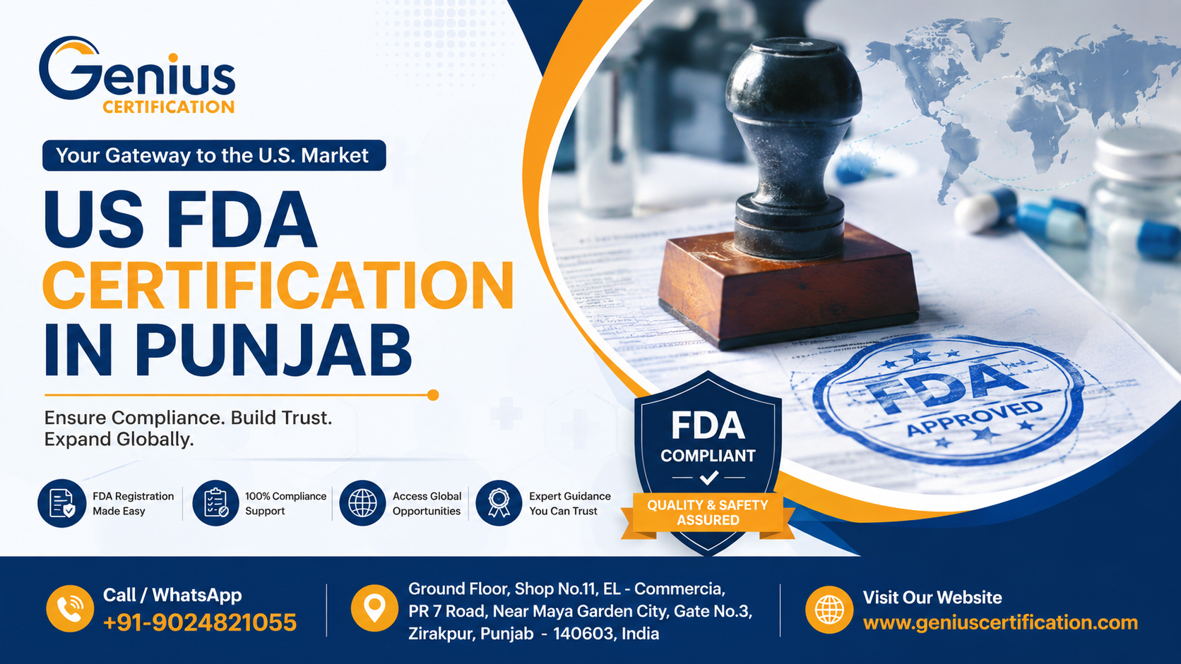 US FDA Certification in Punjab